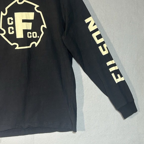 Filson Long Sleeve T Shirt Men's Small Black - Picture 3 of 9